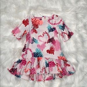 Multicolored Heart Dress